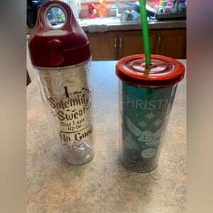 Harry Potter/Hogwarts Tumbler Lot